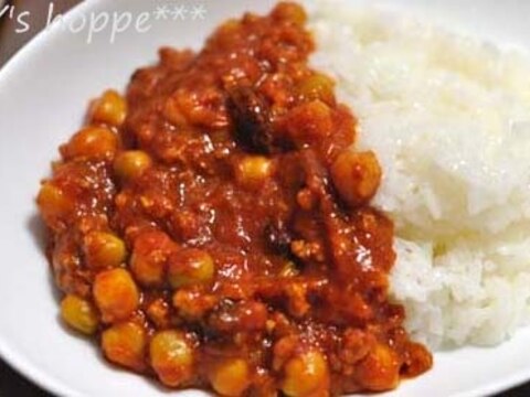 ミックスビーンズのトマトカレー